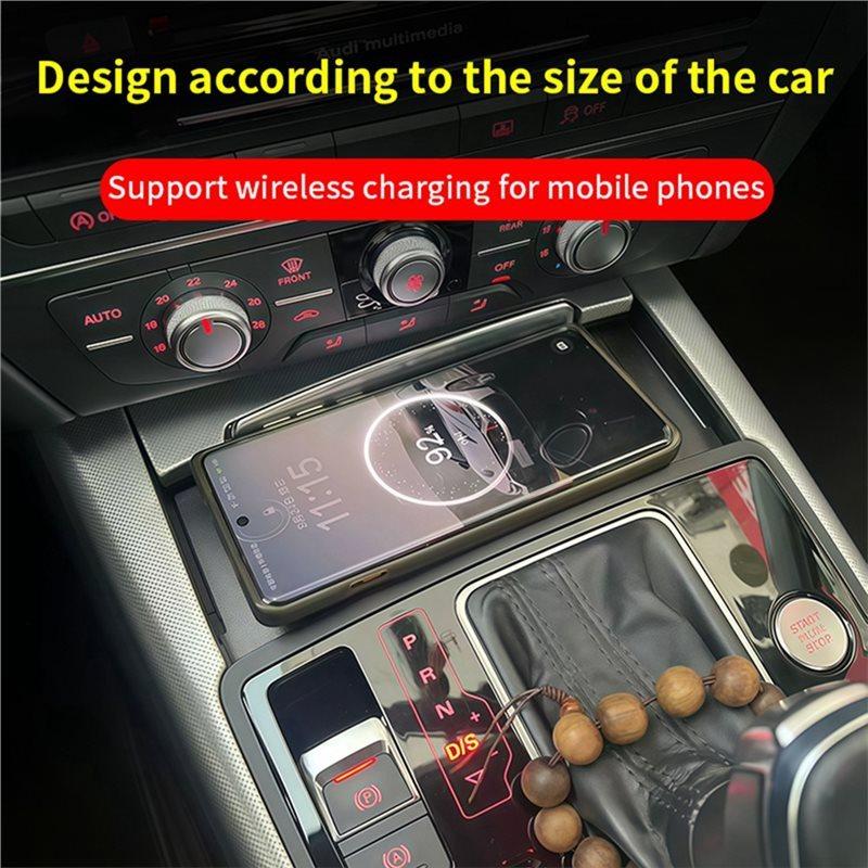 Wireless Car Dual Type-C Cable Fast Charging Telescopic Cable For 2012-2018 A6 A7