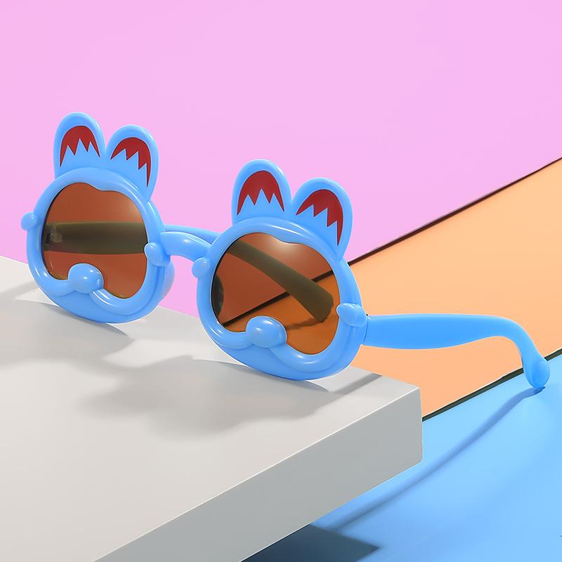 New fashion Korean version of children's sunglasses cute cartoon bunny glasses cute treasure travel sunglasses