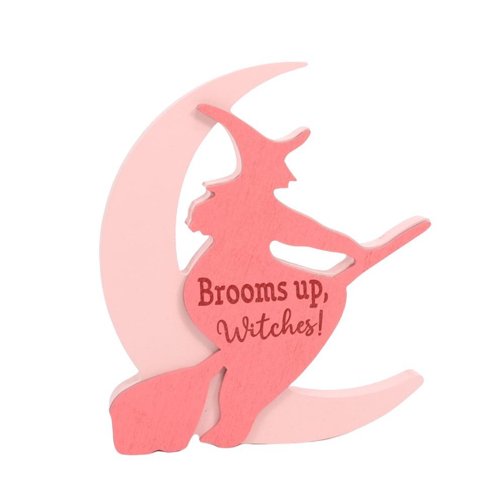 

Модель Лунная Ведьма Украшения Деревянная Луна Украшения Черный Кот Дом с привидениями Style A