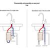 Compact Instant Electric Water Heater for Kitchen & Bathroom - Quick Heating, Constant Temperature, Energy Efficient