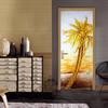 Spray Pattern DIY Door Wall Stickers Home Decor Living Room Children Room Porch Removable Waterproof Self-adhesive Wall Paster