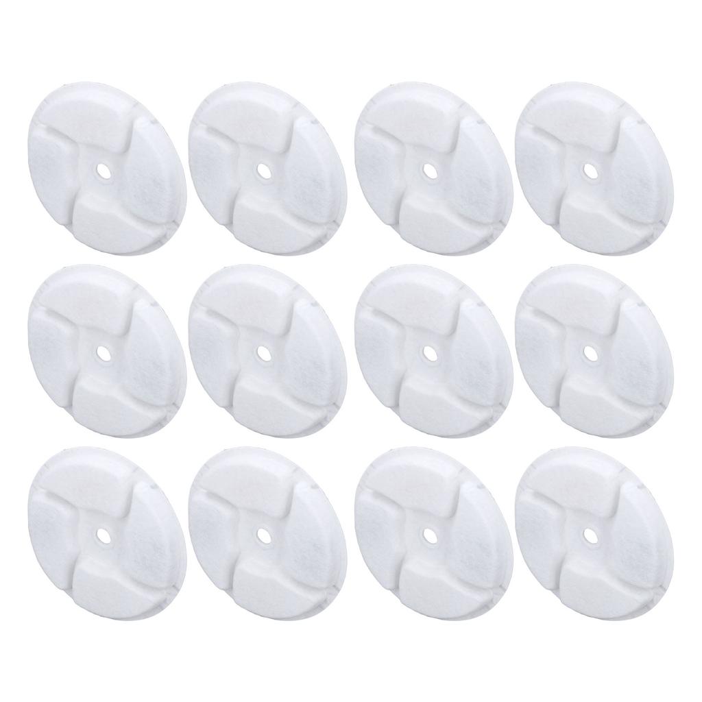 12Pcs Pet Water Fountain Filter Replacement Activated Carbon Ion Exchange Resin Efficient Filtration