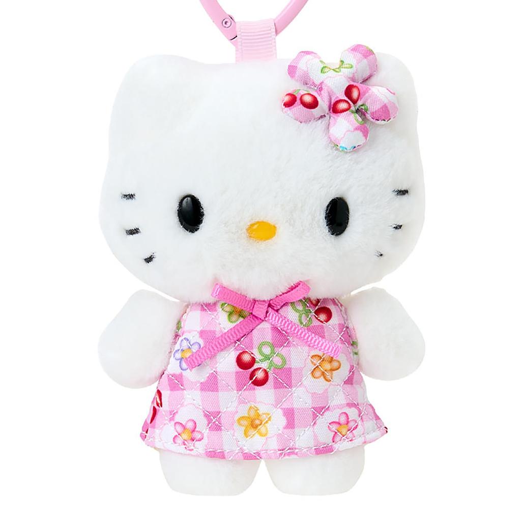 Sanrio Mascot Holder no Hello Kitty Polyester and Ages 3 and 612898 (Minna Quilt) Aluminum, Up,