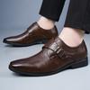 Klassische Business Herren Lederschuhe Minimalistischer Gentleman-Stil Design Outdoor Street Täglich Büroarbeit Schwarz Braun Schuhe