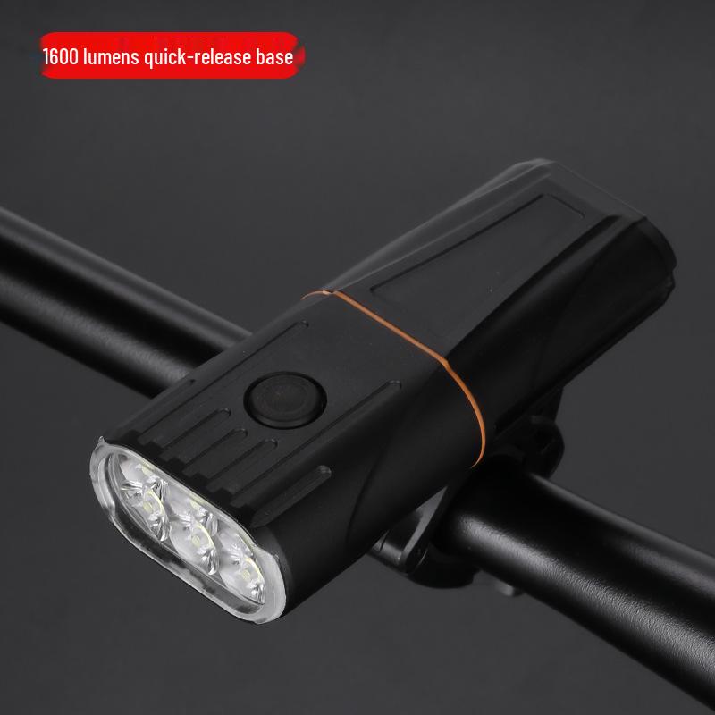 

2025 High-Brightness 1600-Lumen Aluminum Alloy Bike Light, Mountable Upright or Suspended