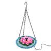 Hanging Bird Bath with Solar Fountain Pump Multi Functional Basin Solar Powered Water Fountain Pump