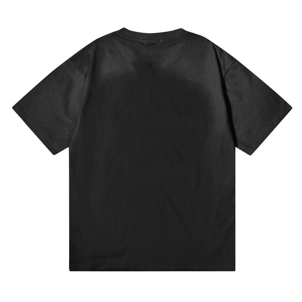 Herren Kurzarm Rundhals T-Shirt mit Brusttasche Lockerer Schnitt Lässiges Oberteil Bequemes Baumwoll-T-Shirt
