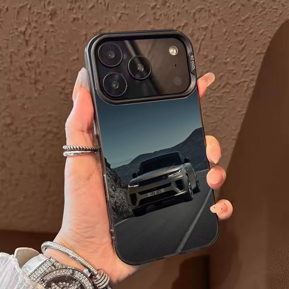 Best SUV Rover Sport SV Phone Case For iPhone 17,16,15,14,13,12,11,Pro Max,Plus Candy Silver Cover iPhone12PRO