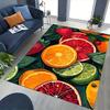 1pc Festive Fruit Slices Chair Mat - Office Desk Pad with Non-Slip Backing, Perfect for Home Decor and Gaming Room, Suitable for All Seasons.P021