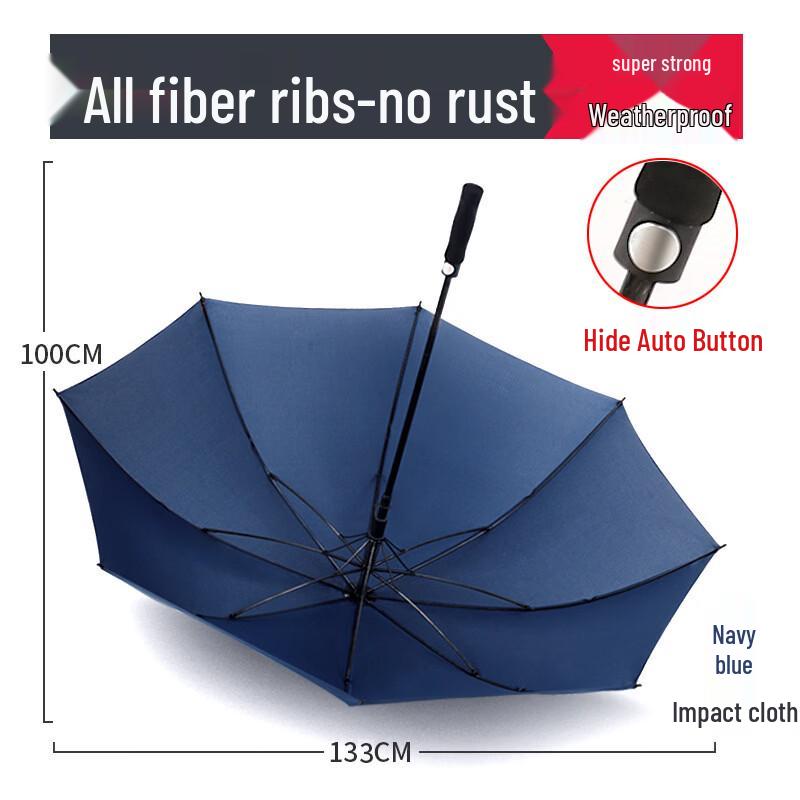 Hanyou 30-inch Extra Large Straight Handle Umbrella