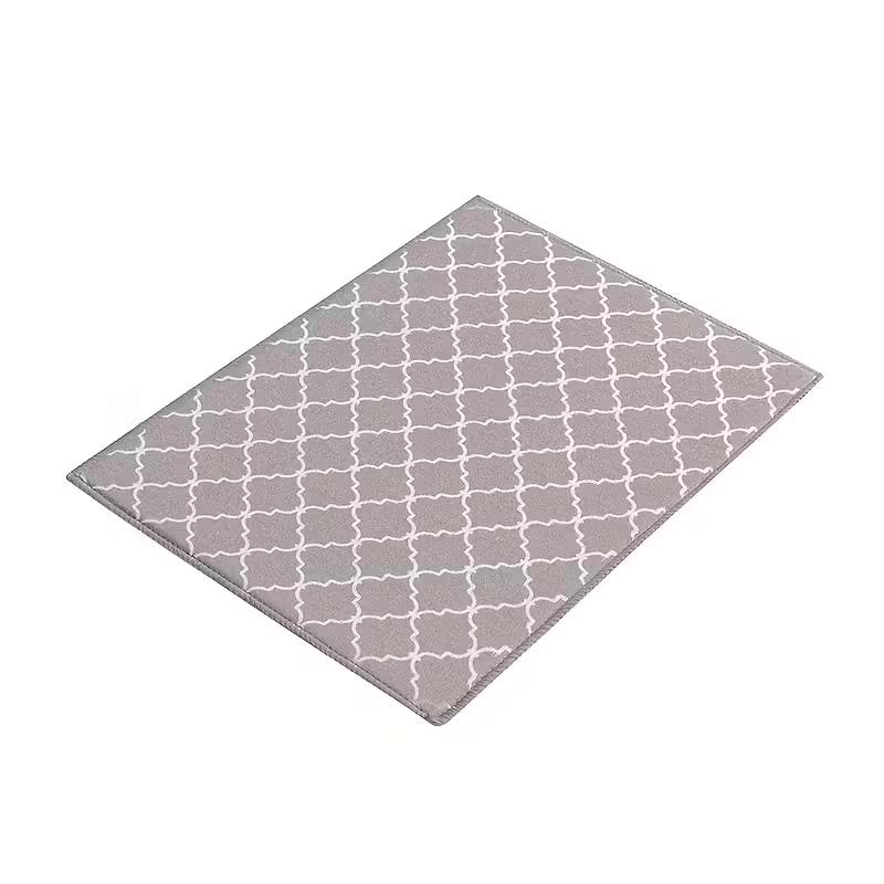 Dish Drying Mat In The Cabinet Drying Mats Microfiber Absorbent Table Placemat Non Slip Heat Resistant Drain Drying Pad