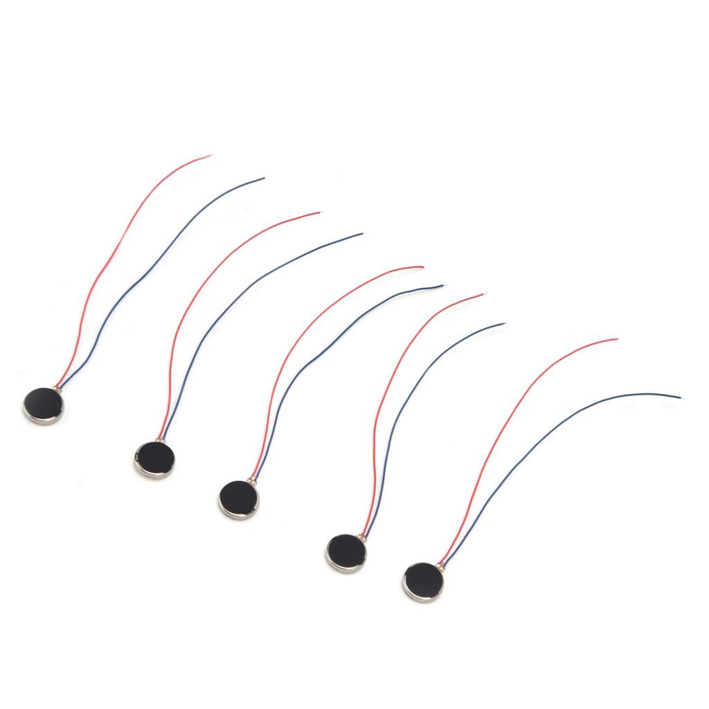 30 STÜCKE Flacher Vibrationsmotor Mini Münze Flacher Vibrationsmotor für Mobiltelefone Spielzeug Tablets 3 V 12000 U/min