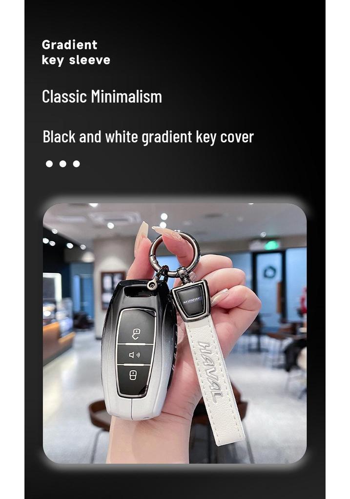 Haval Key Cover: Compatible with Great Wall Haval H6, H2, M6, F7 (3rd Gen Plus), Big Dog, H9, H7, H8.