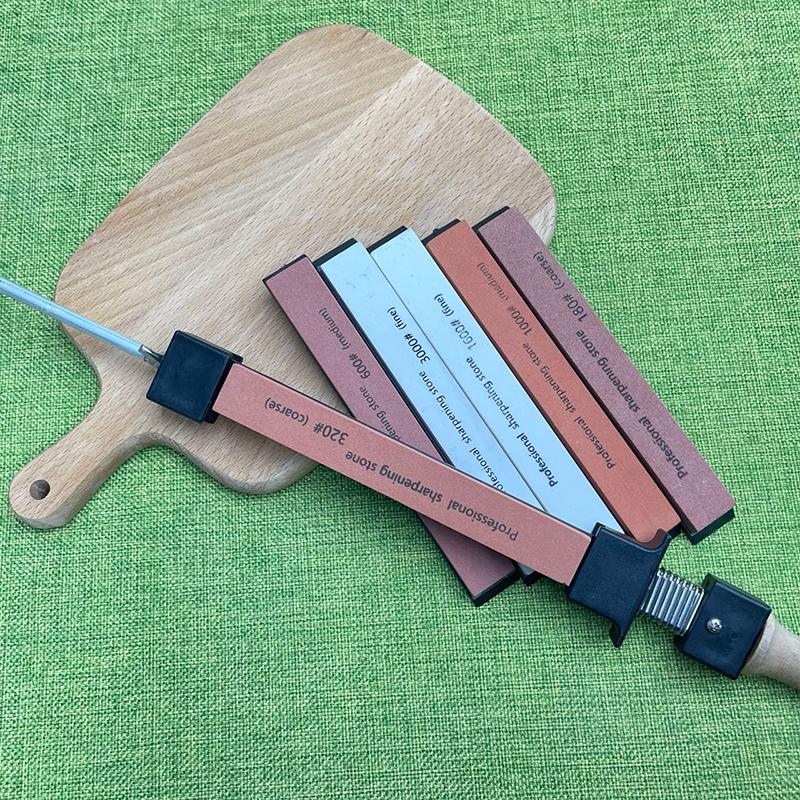 Knife Sharpener Stone 240-3000Grit Professional Whetstone Bars Grinder Replacement Polished Kitchen Sharpening Accessories