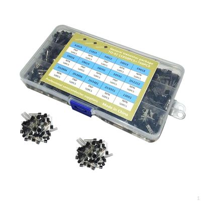Pack of 750pcs General Signal Transistor TO-92 Assortment Box Kit