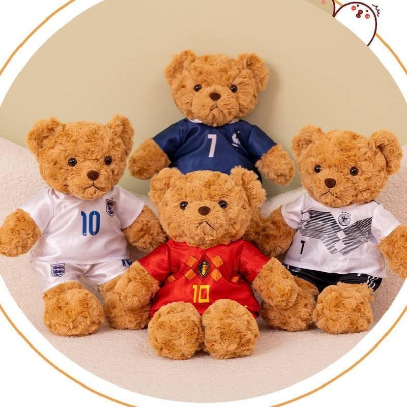 Adorable Soccer Teddy Bear Plush Toy With Messi Jersey Cute And Collectible Gift