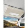 1 pz Scatola Porta Fazzoletti per Parasole Auto in PU