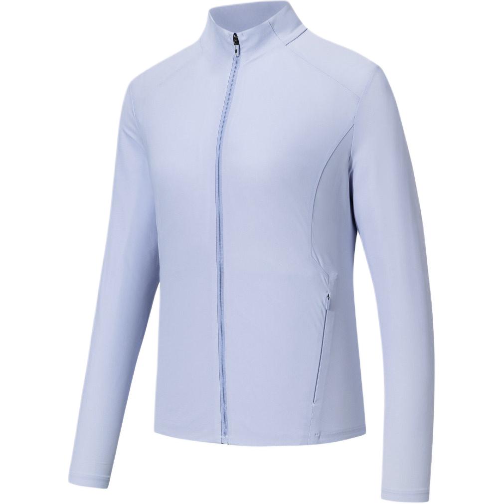 Anta Champion All-Weather Series Solid Color Zipper Stand Collar Versatile Casual Sun Protection Jacket Women jackets 162620701-4 M