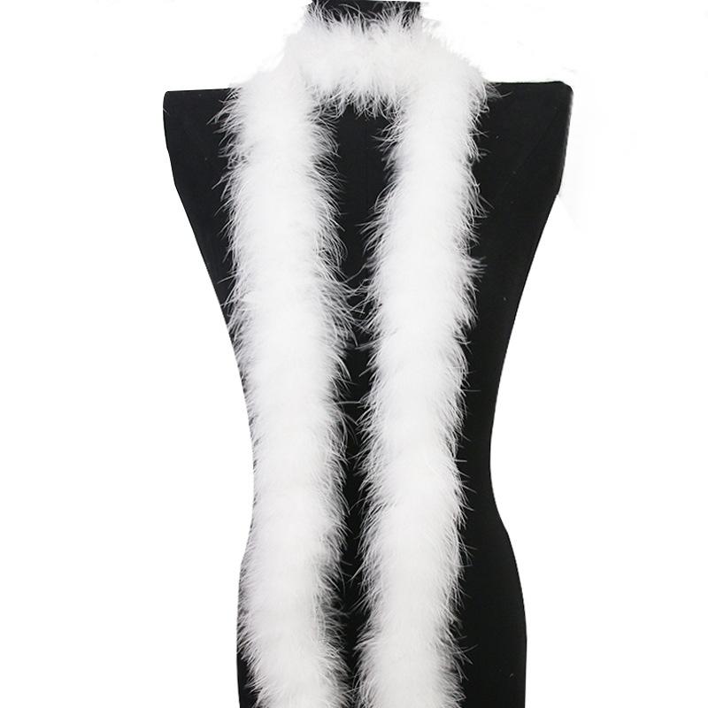 Thickened Encrypted Large Turkey Feather Strips Colored Top Scarves Stage Performance Costume Accessories