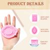4 Pcs Photo Frame Silicone Molds, Baroque Style Air Dry Clay Molds, Mini Frame Molds Silicone for Cupcake Topper Cake Decoration Chocolate Candy