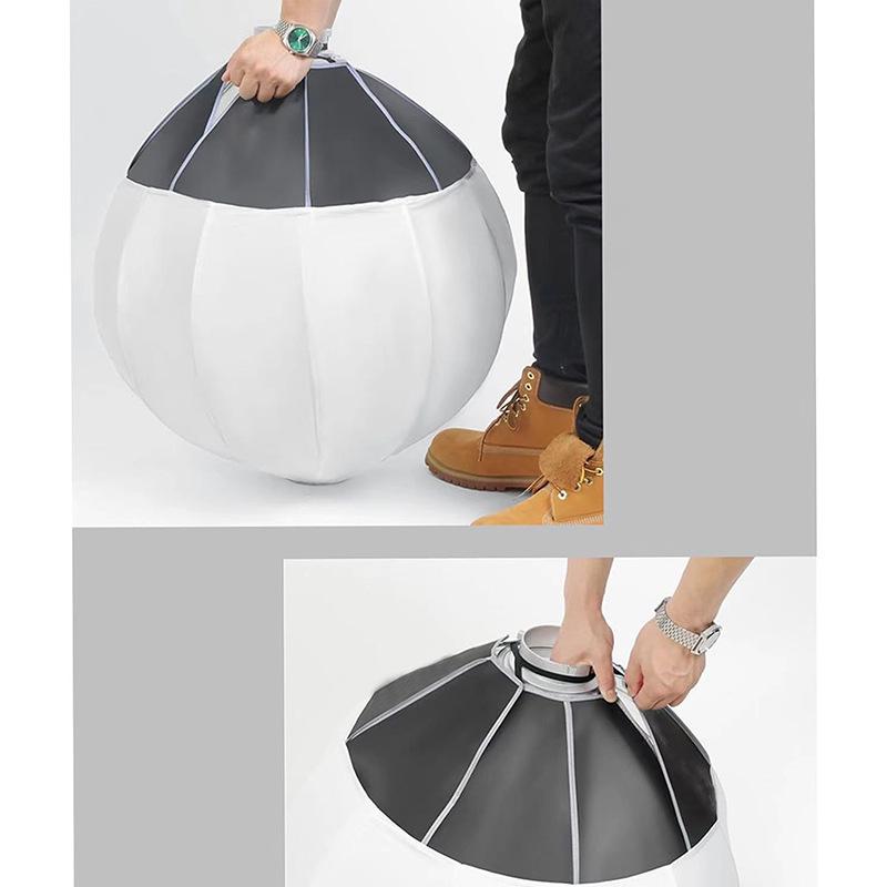 Baorong Sphere Soft Light Ball Studio Softbox Photography Lighting Set Fiberglass Bowens Mount Sphere Softbox - 65cm