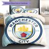 Rodri MCFC General Bedding Quilt Set Quilt Cover Pillowcase Home Decoration Birthday Gift (1 * Duvet Cover + 2 * Pillowcase, Without Core)