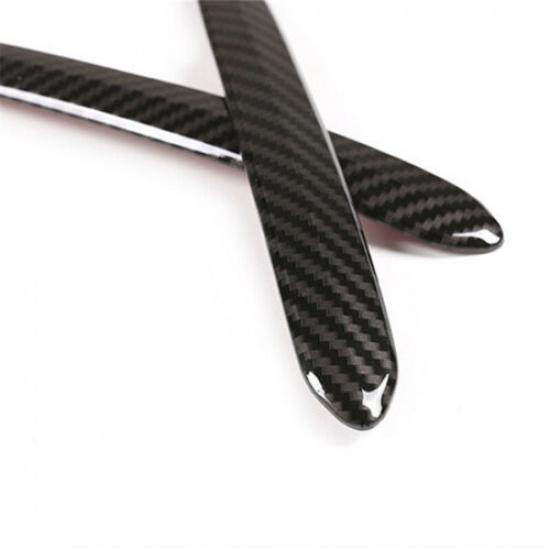 4pcs ABS Carbon Fiber Exterior Door Handle Sticker For BMW 5 Series G30 2018-21