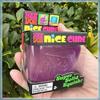 Nee Doh Nice Cube Super Solid Squish! - Blue Purple Pink