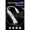 4 Ports USB 3.0 HUB TYP-C Multi Hohe Datenübertragung Auto-Adapter für SEAT Cordoba Alhambra MK3 Leon 5F Ibiza 5 6 MII Altea Toledo 3