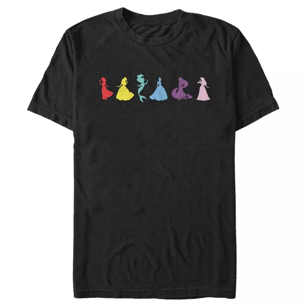 Colorful Princesses Silhouettes Tshirt Unisex S