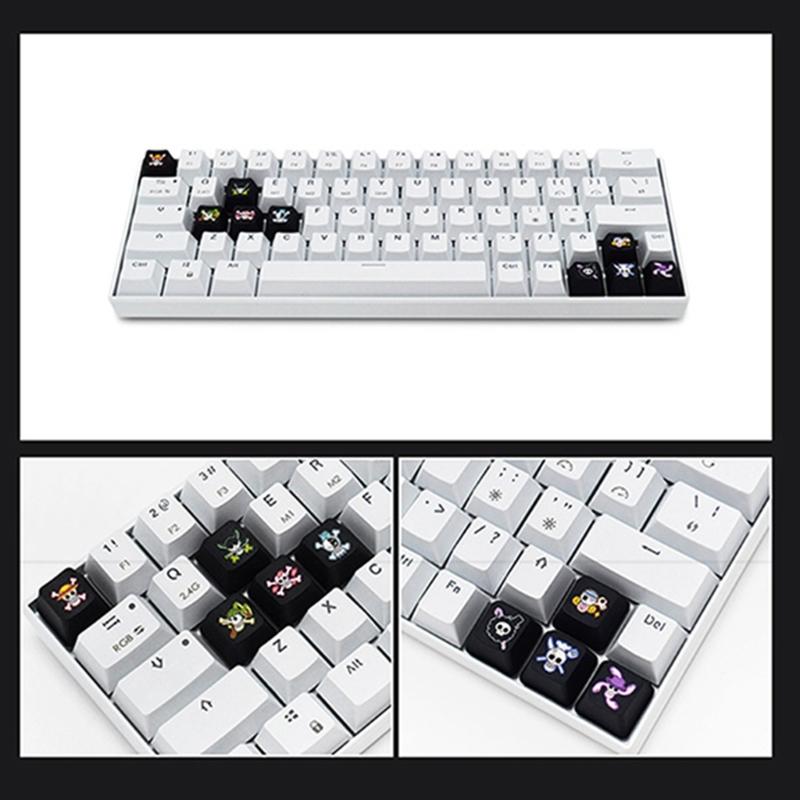 Cartoon PBT Keycap WASD Direction ESC Keys Keycaps Set for Mechanical Keyboard PBT Keycaps 9PCS/Set