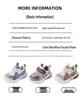 Spring Kids' Breathable Mesh Velcro Light-Up Shoes for Boys & Girls