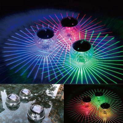 Lampada a LED a energia solare che cambia colore galleggiante per cortile, giardino, piscina