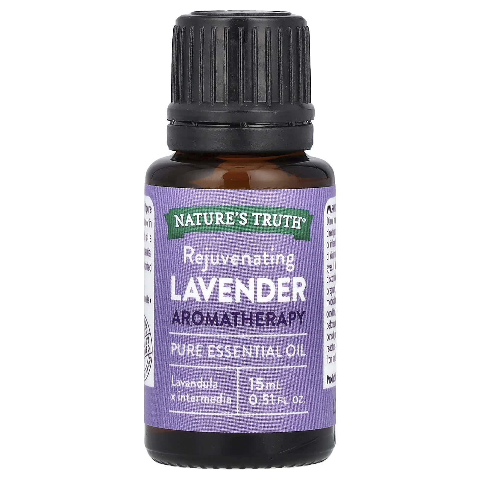 

Nature S Truth, Pure Essential Oil, Rejuvenating Lavender, 15 Ml (0.51 Fl Oz)