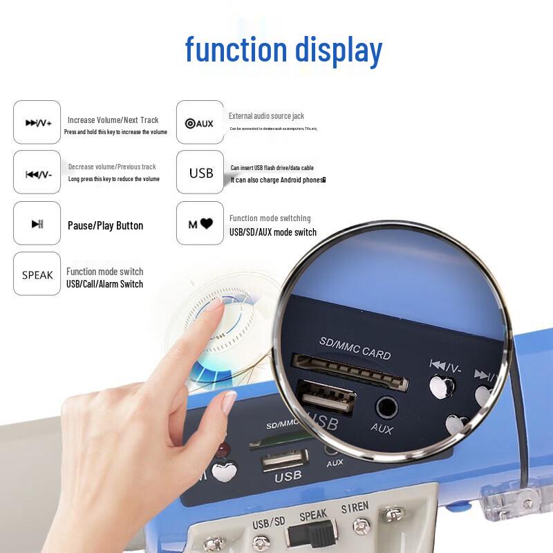 Leigongwang 50W Handheld Megaphone