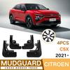 4 Stück Kotflügel für Citroen C5X Schmutzfänger Auto Spritzschutz Vorne Hinten Kotflügelschutz Zubehör