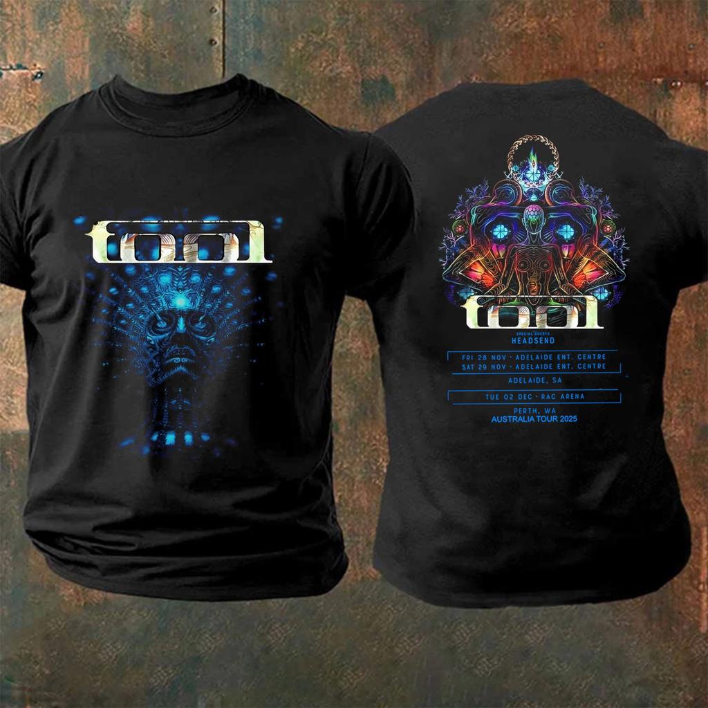 2-Sided Tool Tour Australia 2026 T-Shirt Concert Tee Band Merch S-5XL