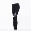 Belle Cie Crazy Cut Skinny Stretch Pants Women's Leggings, (ST/No. 27434) (M, Black)