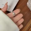 Rainbow Bean Ring: Women's Bear Heart Stackable Temperament Ring