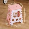 Thickened Portable Folding Plastic Stool for Adults & Kids: Mini Outdoor Chair/Bench for Train & Travel