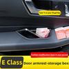 Car Front Rear Door Armrest Handle Storage Box Interior Trim For Mercedes Benz E Class W212 2010 2011 2012 2013 2014 2015 2016