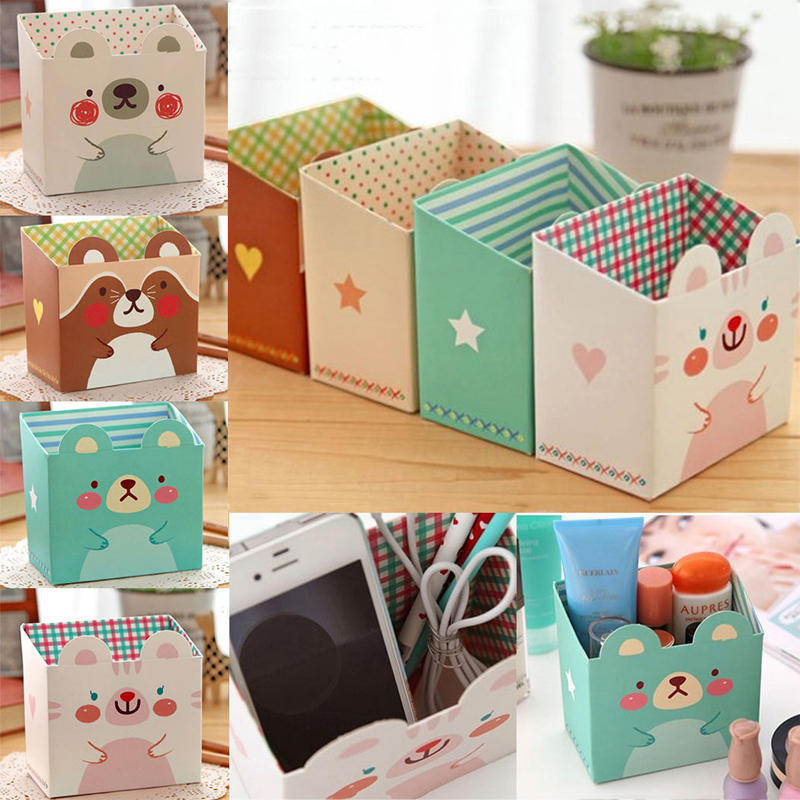 Diy Makeup Cosmetic Stationery Paper Board Storage Box Desk Decor At Affordable S Free Real Reviews With Photos Joom Diy Makeup Cosmetic Stationery, Decorative Cardboard Desk Organizer