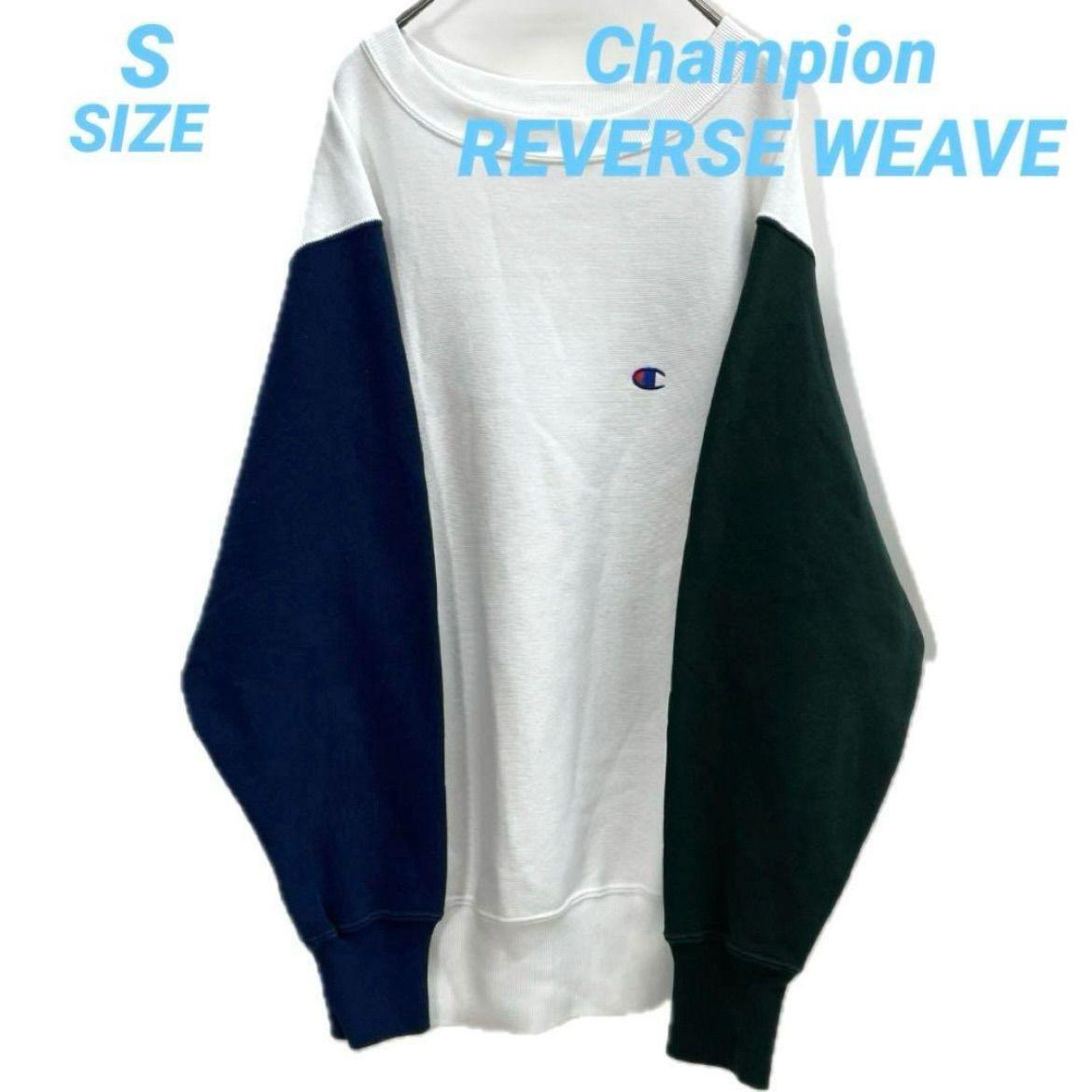 Champion REVERSE WEAVE Champion Reverse Weave C8-N046 Reprint Single Color Tag Blue Tag Sleeve Switch Crazy Color Sweatshirt Sweatshirt Fleece Lined