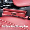 High Quality 2-in-1 Car Seat Gap Storage Box,Center Console Gap Filler Plug For BMW 50th Anniversary 1 3 5 7 series E83 F16 E70