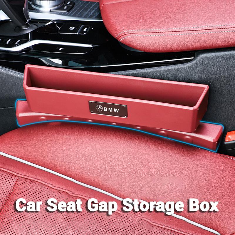 High Quality 2-in-1 Car Seat Gap Storage Box,Center Console Gap Filler Plug For BMW 50th Anniversary 1 3 5 7 series E83 F16 E70
