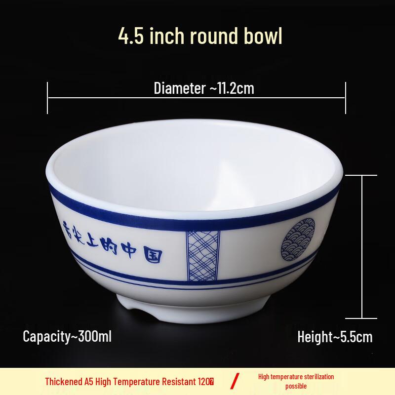 Durable Melamine Round Bowl