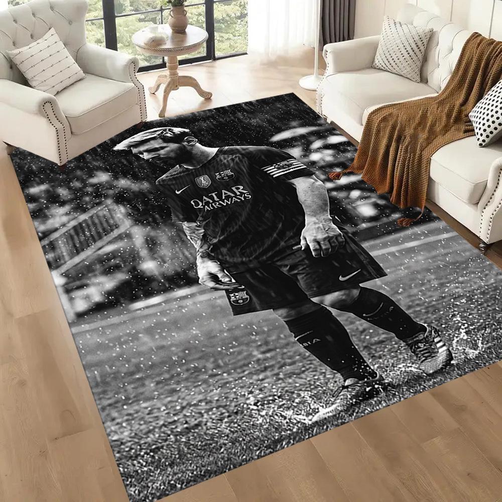 Messi 37 Carpet Perfect for Outdoor Balcony Playrooms Kitchen Antislip Carpet Anime Office Decor Perfect Gift for Valentine's Wedding Birthday