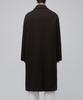 Musinsa Standard Manteau Balmacaan Surdimensionné en Mélange Cachemire [Marron Foncé]