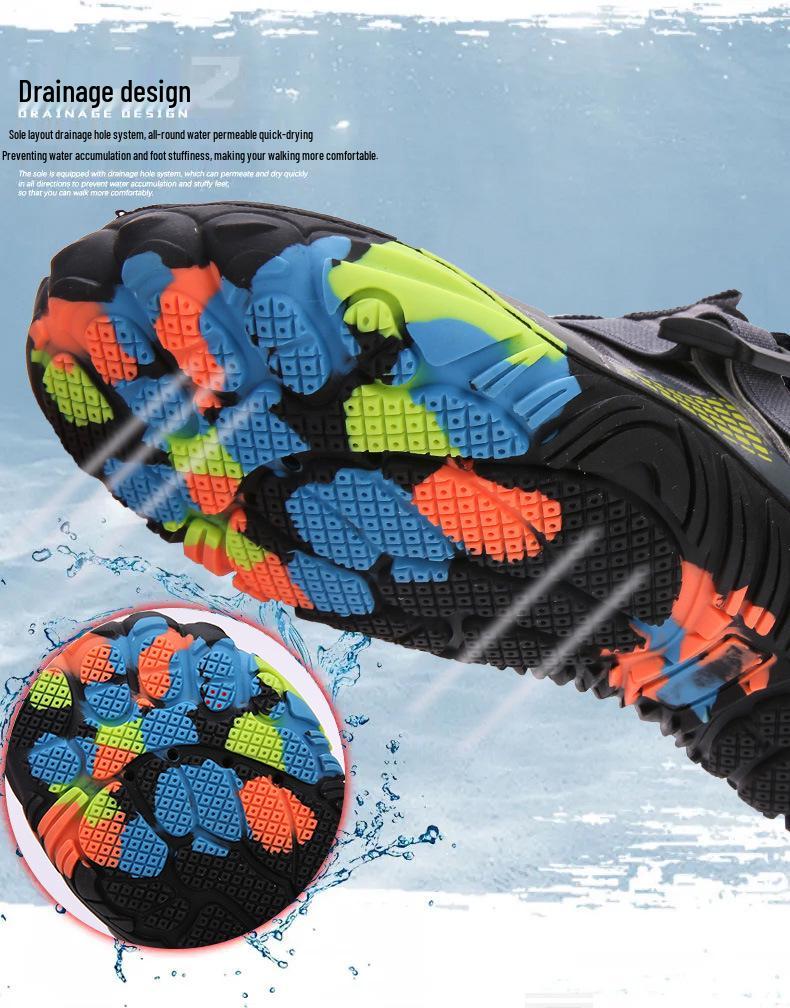 Unisex Quick-Dry Water Shoes: Breathable, Non-Slip for Hiking, Diving, and Climbing