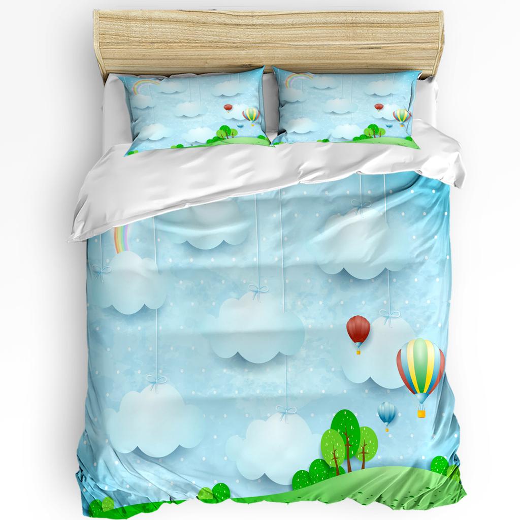 Rainbow Beautiful Dream Beam Duvet Cover Bed Bedding Set Home Textile Quilt Cover Pillowcases Bedroom Bedding Set No Sheet